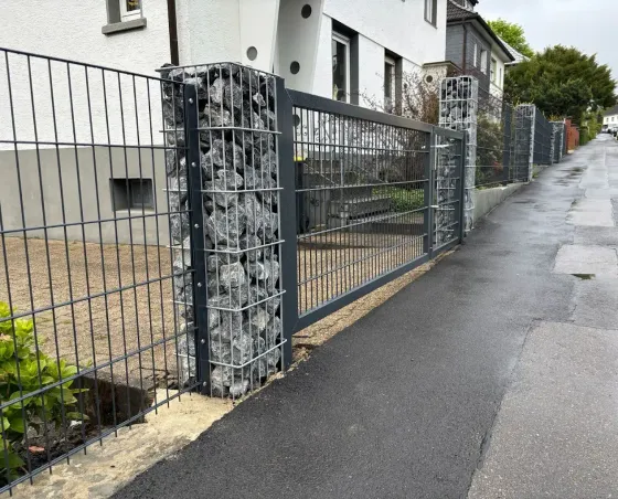 Gabionen und Steinzäune in Würzburg - fachgerechte Ausführung vor Ort